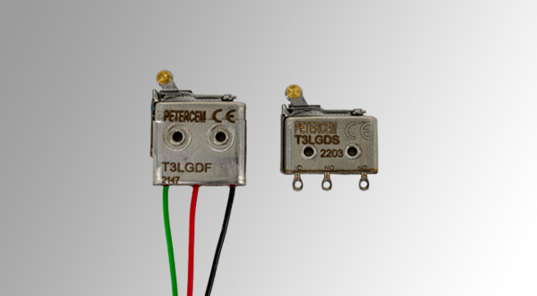 Hermetically sealed, snap-action microswitch - T3 range